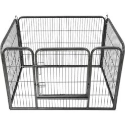 Recinto Per Cuccioli, Forma Quadrata - Recinto Per Cani, Box Per Cani, Gabbia Per Cani