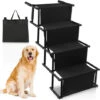 Randaco Rampa Per Cani Scala Pieghevole Per Cani Scala Per Animali Domestici 4 Gradini Rampa Per Cani 2 Randaco Rampa Per Cani Scala Pieghevole Per Cani Scala Per Animali Domestici 4 Gradini Rampa Per Cani -Cibi per cani in Italia 80226625 1