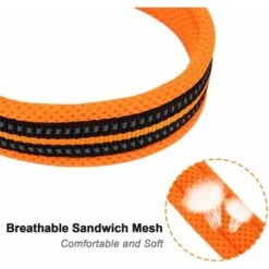 Collare Per Cani RHAFAYRE, Collare Per Cani Grande/medio/piccolo Imbottito Regolabile Con Striscia Riflettente (arancione) -Cibi per cani in Italia 80396812 4