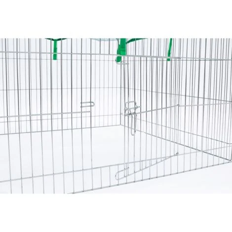 @Pet Recinto Per Animali Da Esterno Castle 144x112x60 Cm In Metallo @Pet 6 @Pet Recinto Per Animali Da Esterno Castle 144x112x60 Cm In Metallo @Pet - immagine 4