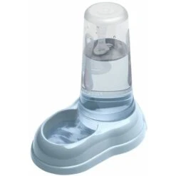 Dispenser Di Crocchette O Acqua Per Cani E Gatti Azimut - Ferplast - Colore: Celeste - Capacità: 0,6 Lt