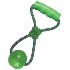 KONG Squeezz Palla Con Maniglia - Gioco Per Cani