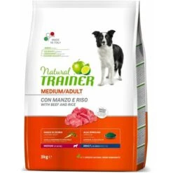 Natural Trainer Adult Medium Al Manzo - Confezione: 3 Kg