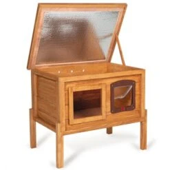 Casetta Per Gatti In Legno Autoriscaldante Con Porta E Finestra 9 Casetta Per Gatti In Legno Autoriscaldante Con Porta E Finestra -Cibi per cani in Italia 81211812 3