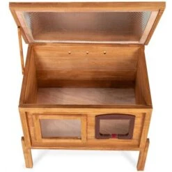 Casetta Per Gatti In Legno Autoriscaldante Con Porta E Finestra 10 Casetta Per Gatti In Legno Autoriscaldante Con Porta E Finestra -Cibi per cani in Italia 81211812 4