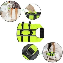 Dhrs Pet Dog Life Vest Swimming Costume Regolabile Dog Vest Giubbotto Di Salvataggio -Cibi per cani in Italia 81289691 3