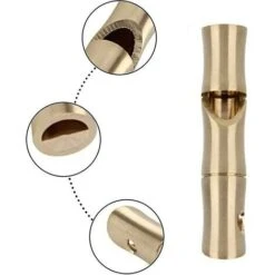 Fischio Di Emergenza Fischio Di Sopravvivenza All'aperto Fischio A Forma Di Bambù Creativo Per Escursionismo In Campeggio Sport Di Caccia In Barca All'apertogold1pcs -Cibi per cani in Italia 81291096 4