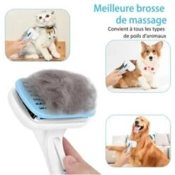 None Spazzola Per Cani E Gatti A Pelo Lungo, Spazzola Per Cani E Gatti Autopulente, Rimozione Efficace Di Peli Morti/peli Tomentosi -Cibi per cani in Italia 81351717 4