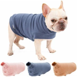 Maglione Per Cani Camicia Invernale Calda Per Gatti Vestiti Per Animali Domestici Per Cani Di Piccola Taglia (blu, Grande) -Cibi per cani in Italia 82105473 3