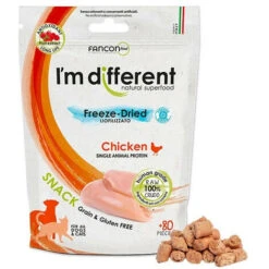 I'm Different Single Animal Protein Snack Per Cani E Gatti Da 40 Gr Pollo