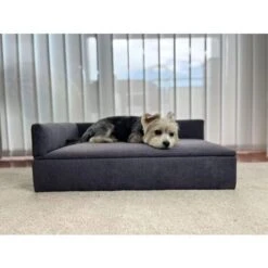 Skraut Home - Divano Letto DUQUE, 71x42x24cm, Per Cani Di Piccola E Media Taglia - Divano Letto Per Animali Domestici, Cani O Gatti, Tessuto Speciale Resistente, Comodo Schienale E Base Imbottita. -Cibi per cani in Italia 82643675 4