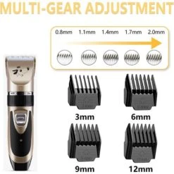 MINKUROW Tosatrice Professionale Per Cani Tagliacapelli Elettrico Per Capelli Lunghi E Spessi Tagliacapelli Per Animali Domestici Ricaricabile Senza Fili Kit Per Toelettatura Cani Rasoio Per Cani Anim -Cibi per cani in Italia 85700460 2