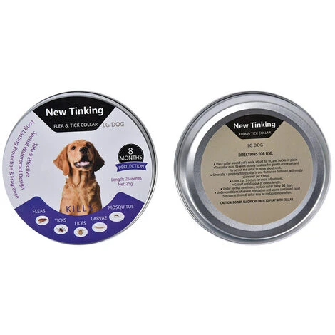 Collare Repellente Per Insetti Per Cani E Gatti Collare Antipulci Regolabile Collare Antipulci E Zecche (grigio, Per Cani) 7 Collare Repellente Per Insetti Per Cani E Gatti Collare Antipulci Regolabile Collare Antipulci E Zecche (grigio, Per Cani) - immagine 5