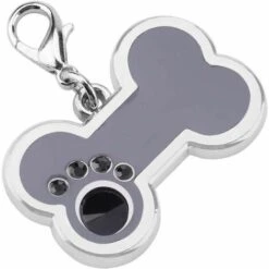 Targhetta Identificativa Per Animali Domestici In Lega Ciondolo Con Nome Identificativo Per Animali Collana Con Nome Per Targhetta Identificativa (grigio) -Cibi per cani in Italia 85898252 3