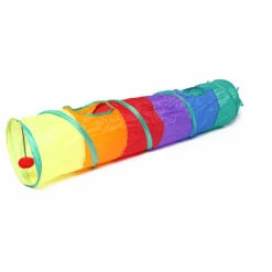 Tunnel Di Agilità Per Cani 115 25 Cm (colori Dell'arcobaleno)