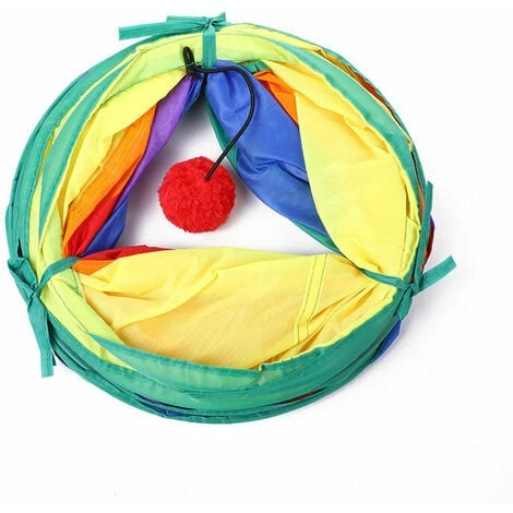 Tunnel Di Agilità Per Cani 115 25 Cm (colori Dell'arcobaleno) 4 Tunnel Di Agilità Per Cani 115 25 Cm (colori Dell'arcobaleno) - immagine 2