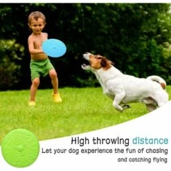 BETTE 1 Frisbee Per Cani, Disco Per Cani Ø 18,5 Cm, Frisbee Per Animali, Disco Volante In Gomma Per Giochi Sportivi Attività E Giochi All'Aperto -Cibi per cani in Italia 85906379 5