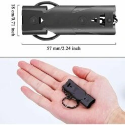 Fischietto Di Segnalazione Fischietto Di Emergenza Con Portachiavi Fischietto Ad Alto Decibel Fischietto A Doppio Tubo Fischietto Di Emergenza In Metallo Fischietti Per Attività In Campeggio Sport All -Cibi per cani in Italia 85907463 4