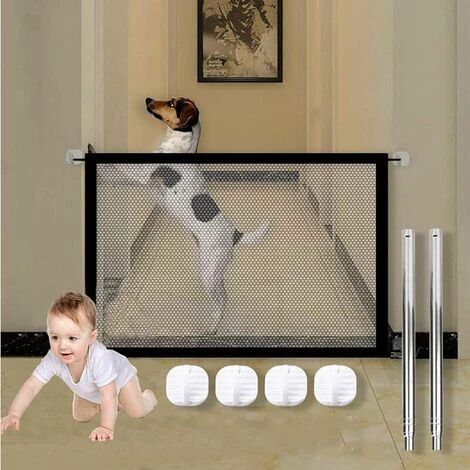 BR-Vie Cancello Magico Per Cani, Recinzione Di Sicurezza Per Corridoi, Cancello Magico, Recinzione Di Sicurezza Per Animali Domestici, Recinzione Pieghevole Per Cani E Gatti, Recinzione Di Sicurezza P 3 BR-Vie Cancello Magico Per Cani, Recinzione Di Sicurezza Per Corridoi, Cancello Magico, Recinzione Di Sicurezza Per Animali Domestici, Recinzione Pieghevole Per Cani E Gatti, Recinzione Di Sicurezza P