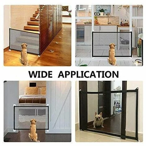 BR-Vie Cancello Magico Per Cani, Recinzione Di Sicurezza Per Corridoi, Cancello Magico, Recinzione Di Sicurezza Per Animali Domestici, Recinzione Pieghevole Per Cani E Gatti, Recinzione Di Sicurezza P 7 BR-Vie Cancello Magico Per Cani, Recinzione Di Sicurezza Per Corridoi, Cancello Magico, Recinzione Di Sicurezza Per Animali Domestici, Recinzione Pieghevole Per Cani E Gatti, Recinzione Di Sicurezza P - immagine 5
