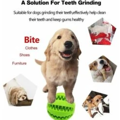 Palla Giocattolo Per Cani, Atossica, Resistente Al Morso Per Cani - Verde -Cibi per cani in Italia 85911687 4