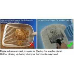 MINKUROW Pala Per Lettiera Per Gatti In Alluminio Resistente Con Comoda Impugnatura Lunga In Gomma Per Animali Domestici, Cani E Gatti 9 MINKUROW Pala Per Lettiera Per Gatti In Alluminio Resistente Con Comoda Impugnatura Lunga In Gomma Per Animali Domestici, Cani E Gatti -Cibi per cani in Italia 85922260 3