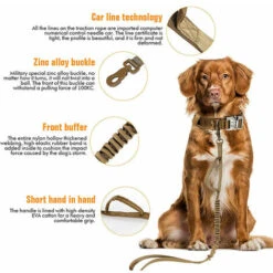 Pettorina Militare Per Cani Con Tasca E Toppa, Gilet Tattico Senza Trazione Per Cani Di Grossa Taglia, Pettorina Per Cani Di Servizio Per Addestramento, Escursionismo - Cachi, L 10 Pettorina Militare Per Cani Con Tasca E Toppa, Gilet Tattico Senza Trazione Per Cani Di Grossa Taglia, Pettorina Per Cani Di Servizio Per Addestramento, Escursionismo - Cachi, L -Cibi per cani in Italia 86167868 4
