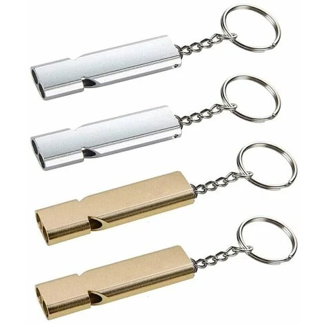 Equipaggiamento Protettivo Fischietto Lampeggiante Di Emergenza Doppio Fischietto Acuto Accessori Esterni Per Campeggio Escursionismo Sport E Addestramento Cani 4 Pezzi 4 Equipaggiamento Protettivo Fischietto Lampeggiante Di Emergenza Doppio Fischietto Acuto Accessori Esterni Per Campeggio Escursionismo Sport E Addestramento Cani 4 Pezzi - immagine 2