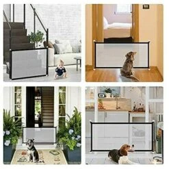 Cancelletto Per Cani 72 X 110 Cm Cancelletto Portatile Pieghevole Magic Gate Per Cani E Gatti -Cibi per cani in Italia 86181145 3