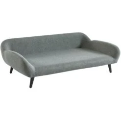 Cibi per cani in Italia 13 Divanetto Per Animali L.99 X P. 61 Cm In Tessuto E Piedi Metallo Grigio - ZOLIA