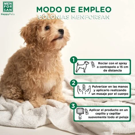 MENFORSAN Dog Eau De Toilette 125ml, Fresh And Long Lasting 7 MENFORSAN Dog Eau De Toilette 125ml, Fresh And Long Lasting - immagine 5