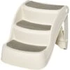 PawHut Scaletta Per Cani E Gatti Pieghevole Con 3 Gradini Antiscivolo In PP, 49x38x38 Cm, Beige -Cibi per cani in Italia 87893282 1