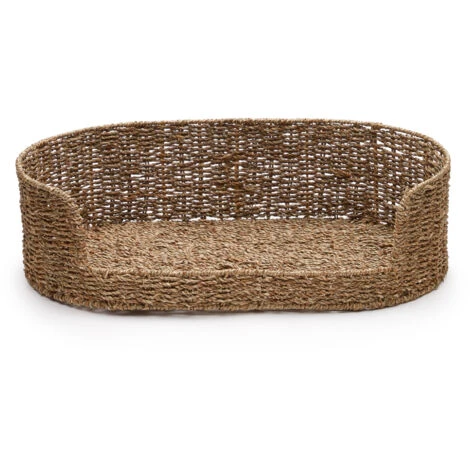 Kave Home - Cuccia Piccola Fliicker In Fibra Naturale Ø 60 X 35 Cm 3 Kave Home - Cuccia Piccola Fliicker In Fibra Naturale Ø 60 X 35 Cm