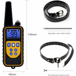 Collare Di Addestramento Per Cani Collare Antiabbaio Con Collare Antiurto Per Cani Ricaricabile A Distanza Collare Antiabbaio Impermeabile Con 4 Modalità Di Addestramento Suono Vibrazione Shock Flash -Cibi per cani in Italia 88044000 4