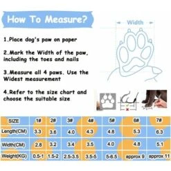 HIASDFLS Pantofole Per Cani Da Neve In 7 Misure, Scarpe Per Cani Per Protezione Per Cani, Pantofole Per Gatti Da Interni Riflettenti Antiscivolo E Calzino Per Cani Di Piccola Taglia -Cibi per cani in Italia 88133301 3