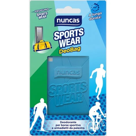 SPORTSWEAR DEOBAG 1 PEZZO LUNGA DURATA NUNCAS PROFUMATORE ARMADIO 3 SPORTSWEAR DEOBAG 1 PEZZO LUNGA DURATA NUNCAS PROFUMATORE ARMADIO