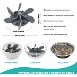 Ciotola Per Alimentazione Lenta, Accessori Per Ciotole Per Cani Anti-ghiottone Le Ciotole Per Cani Promuovono Un'alimentazione Sana E Una Digestione Lenta, Dimensioni Tagliabili, Fissate Da 19 Piccole -Cibi per cani in Italia 88577927 4