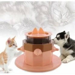 Ciotola Per Latte Per Cuccioli, Stazione Di Alimentazione Per Animali Domestici In Silicone Capezzolo Per Animali Domestici Autoalimentato Bionico Portatile, Per Cuccioli Di Animali, Distributore Auto