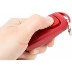 "Clicker 2 In 1 E Fischietto Per Cani" Clicker Per Cani/gatti/animali Domestici Clickertraining Aiuto All'addestramento Addestramento Del Cane Addestramento Del Cane Nel Colore Rosso -Cibi per cani in Italia 88579004 3