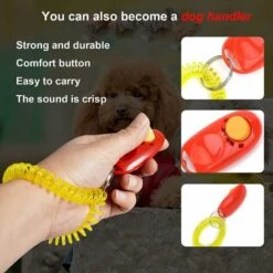 Clicker Per Fischietto Per Cani Clicker Per Addestramento Del Cane Con Cinturino Clicker Per Addestramento Professionale, Clicker Per Cani Per Animali Domestici, Cani, Gatti O Cavalli 4 Pezzi -Cibi per cani in Italia 88579007 4