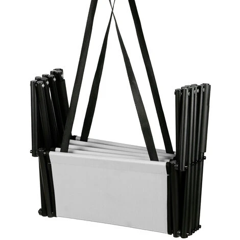 Rampa Auto Per Cani Leggera Con Struttura In Metallo Pieghevole E Fondo Antiscivolo Per Scale Per Animali Domestici Per Auto, SUV E Letti Alti Grigio Chiaro 5 Rampa Auto Per Cani Leggera Con Struttura In Metallo Pieghevole E Fondo Antiscivolo Per Scale Per Animali Domestici Per Auto, SUV E Letti Alti Grigio Chiaro - immagine 3