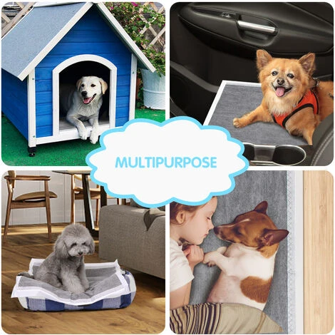 200 TAPPETINI 60x60 CM AL CARBONE ATTIVO SUPER ASSORBENTI PER CANI CANE TRAVERSE 4 200 TAPPETINI 60x60 CM AL CARBONE ATTIVO SUPER ASSORBENTI PER CANI CANE TRAVERSE - immagine 2