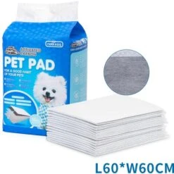 200 TAPPETINI 60x60 CM AL CARBONE ATTIVO SUPER ASSORBENTI PER CANI CANE TRAVERSE 9 200 TAPPETINI 60x60 CM AL CARBONE ATTIVO SUPER ASSORBENTI PER CANI CANE TRAVERSE -Cibi per cani in Italia 88780224 3