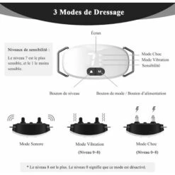 LITZEECollare Antiabbaio Per Cani, Collare Automatico Con 7 Livelli Di Sensibilità, 0-8 Livelli Di Vibrazione, Shock Elettrico E Modalità Suono, Ip67 Resistente All'acqua E Ricaricabile -Cibi per cani in Italia 88937116 2