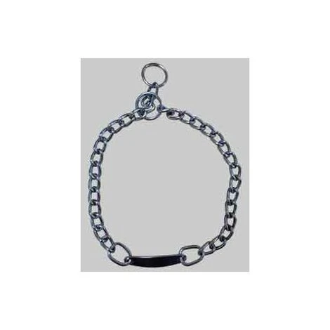 COLLARE PER CANI A STRANGOLO CON PIASTRA IDEAL STAR Mm 30 X Cm 55 3 COLLARE PER CANI A STRANGOLO CON PIASTRA IDEAL STAR Mm 30 X Cm 55