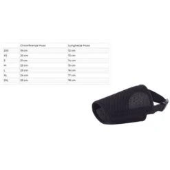 Museruola Regolabile In Nylon NOBLEZA Lavabile Per Sicurezza MUZZLE DOG Taglia: C23xL16cm -Cibi per cani in Italia 8934631 3
