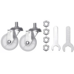 Gabbia Da Gioco Per Gatti Con Ruote Gabbia Per Parco Recinto In Metallo Casa A 4 Livelli L.90cm L.60cm H.130cm Con 2 Ante, Amaca, Letto, Scale A Rampa Recinto Per Animali Domestici Tooca -Cibi per cani in Italia 89569811 4