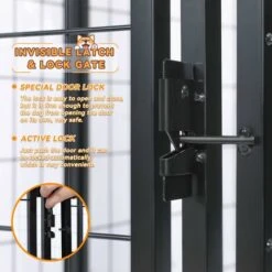 Gabbia Per Cani Cuccia Da Esterno Con Tetto Resistente Gabbia Recinto Per Parco Casa 122 X 128 X 138 Cm Recinto In Rete Metallica Per Piccoli Animali -Cibi per cani in Italia 89580953 5