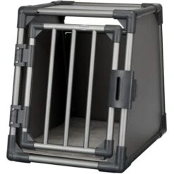 Gabbia Per Trasporto Cani Inclinata S Alluminio Grafite 39335 TRIXIE -Cibi per cani in Italia 8998609 2