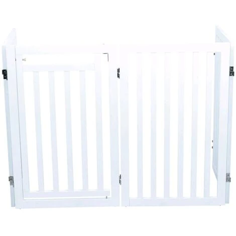 Cancelletto Per Cani 60-160 Cm Bianco 39363 TRIXIE 5 Cancelletto Per Cani 60-160 Cm Bianco 39363 TRIXIE - immagine 3